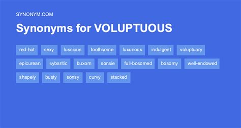 voluptuous synonym|Voluptuous .